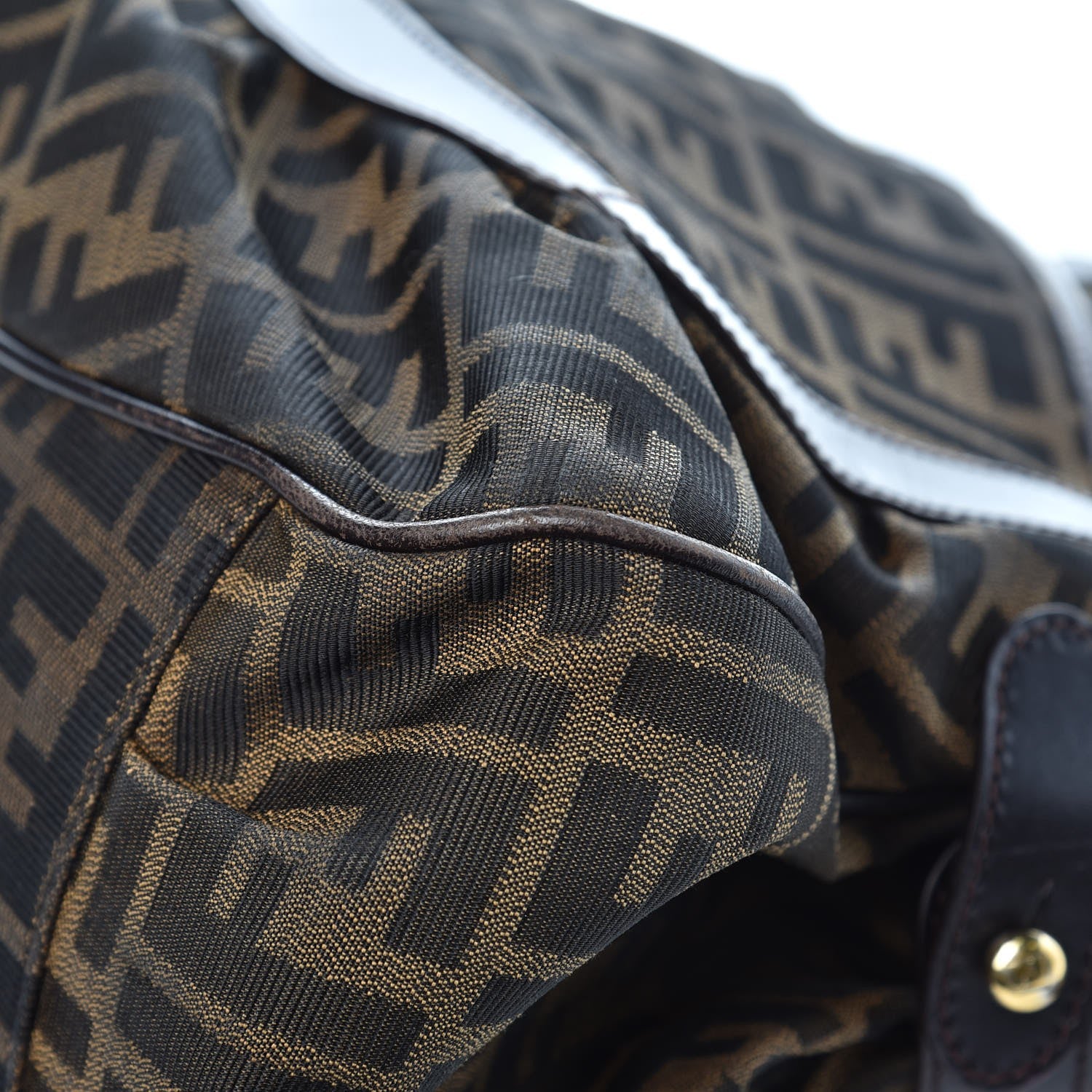 Fendi Zucca Medium Chef Shopper Tote Tobacco 12 of 15