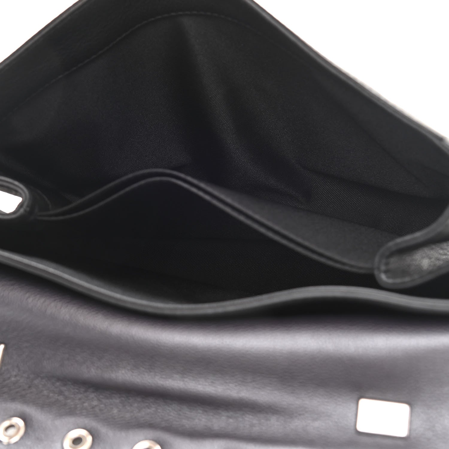 Louis Vuitton Soft Calfskin Eyelet Lockme II Top Handle Gris Silver 6 of 11