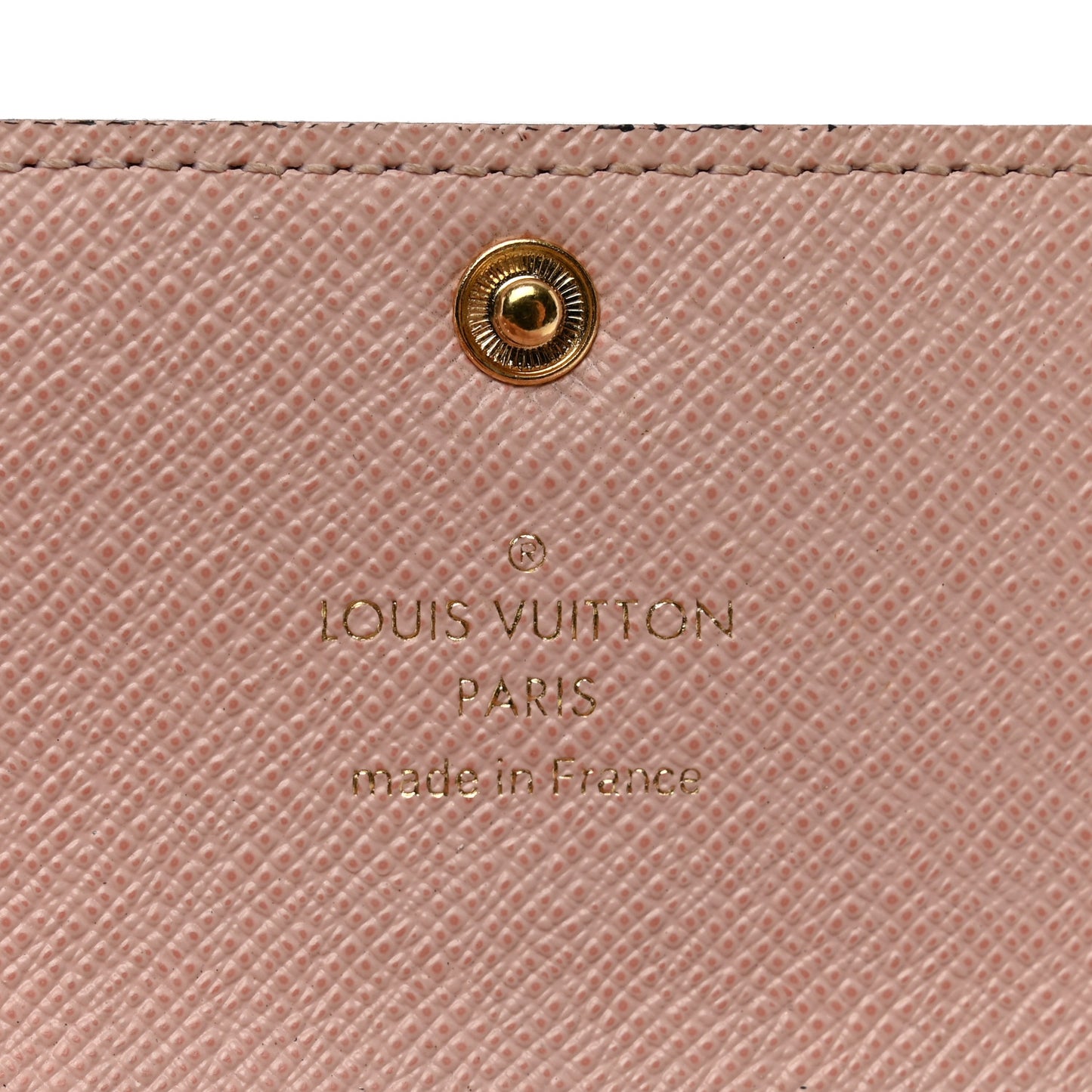 Damier Ebene Multicles 6 Key Holder Rose Ballerine