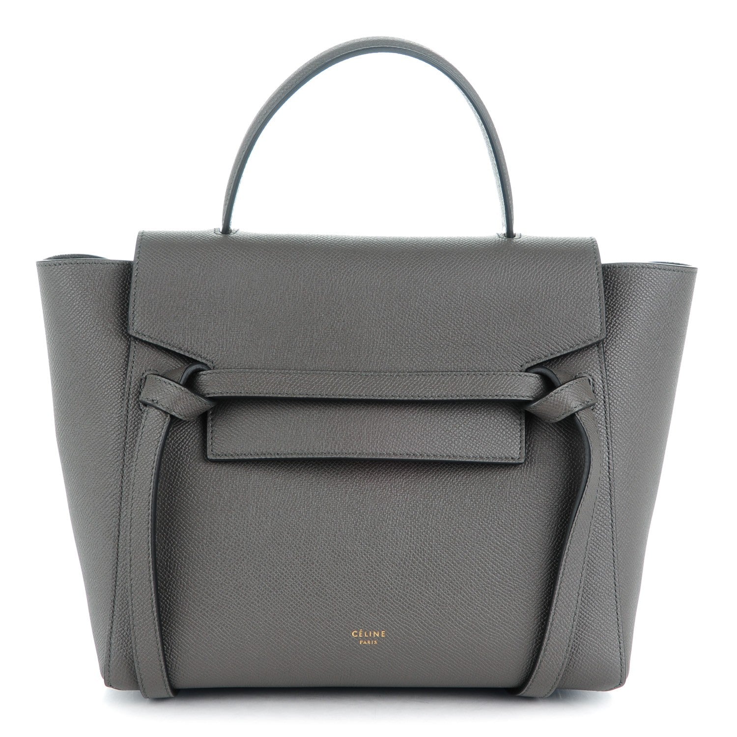 Celine Grained Calfskin Micro Belt Bag Grey 1 of 9