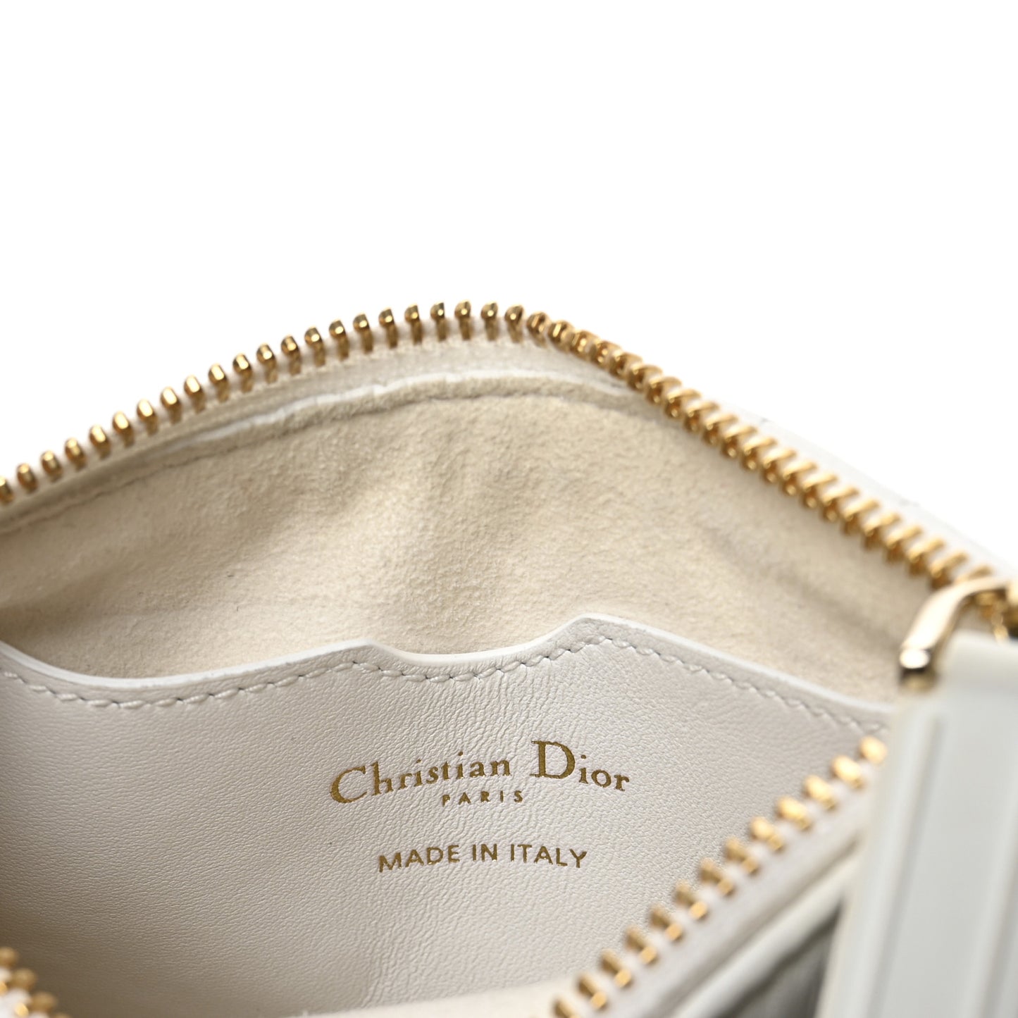 Lambskin Cannage Micro Dior Vibe Hobo Bag White