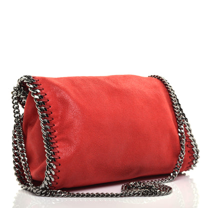 Stella McCartney Shaggy Deer Mini Falabella Fold Over Tote Lipstick 3 of 10