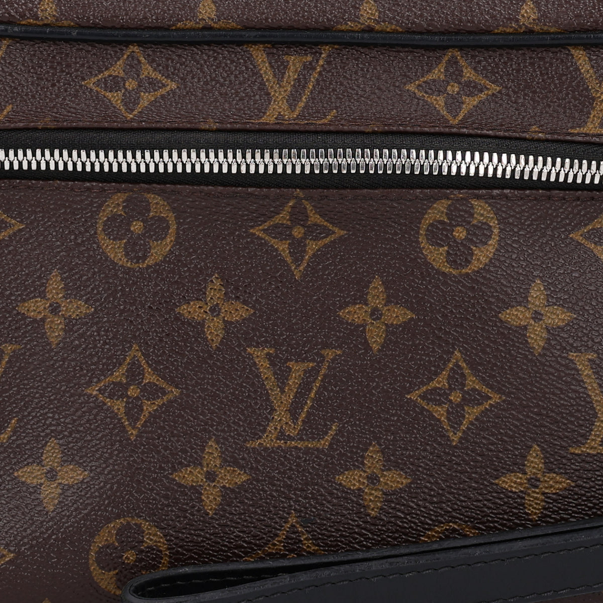 Louis Vuitton Monogram Macassar Kasai Clutch Black 8 of 10