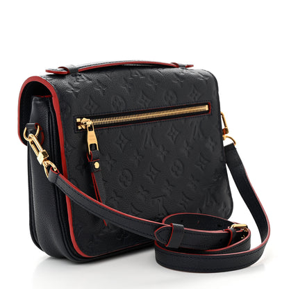 Louis Vuitton Empreinte Pochette Metis Marine Rouge 3 of 11