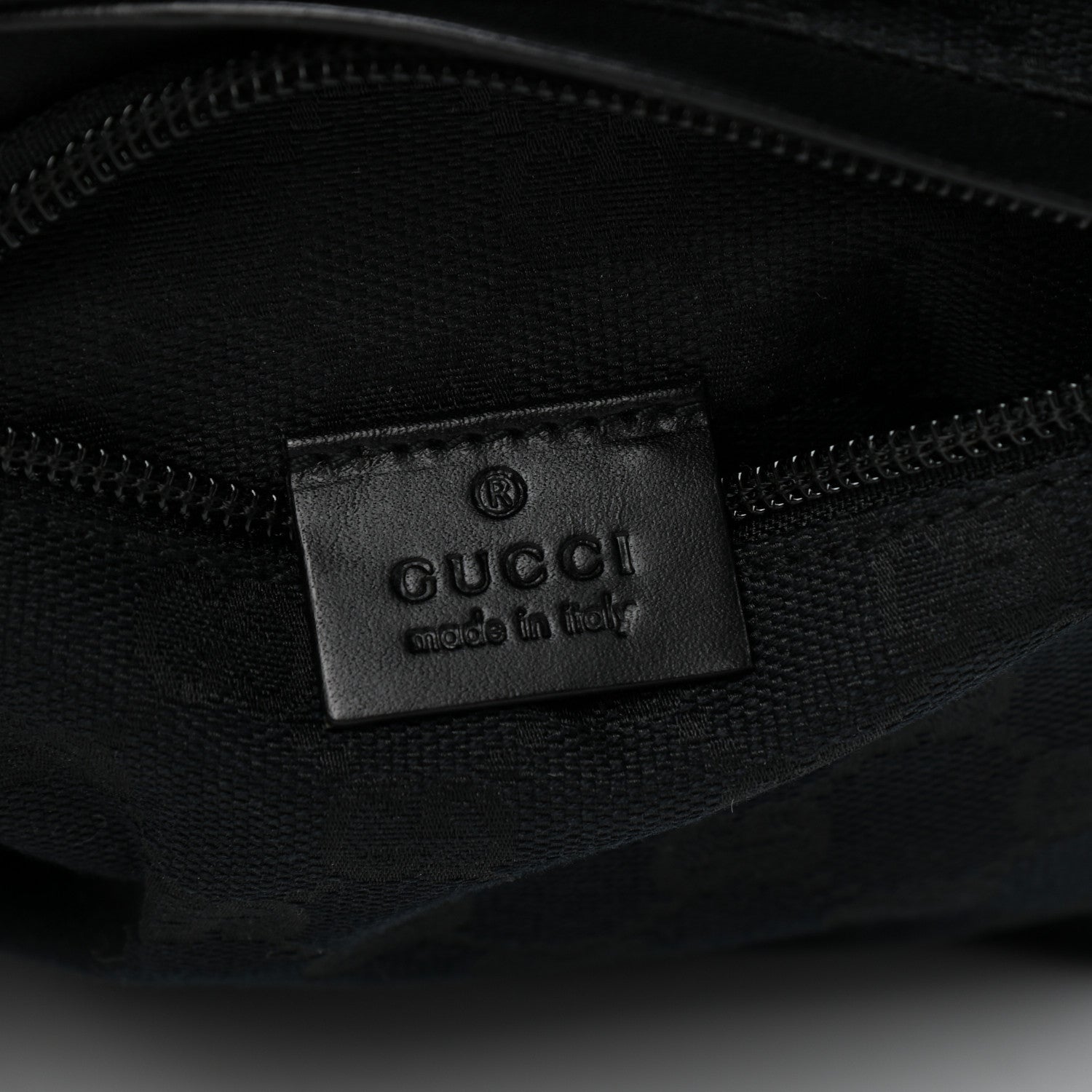 Gucci GG Monogram Double Pocket Belt Bag Black 8 of 11