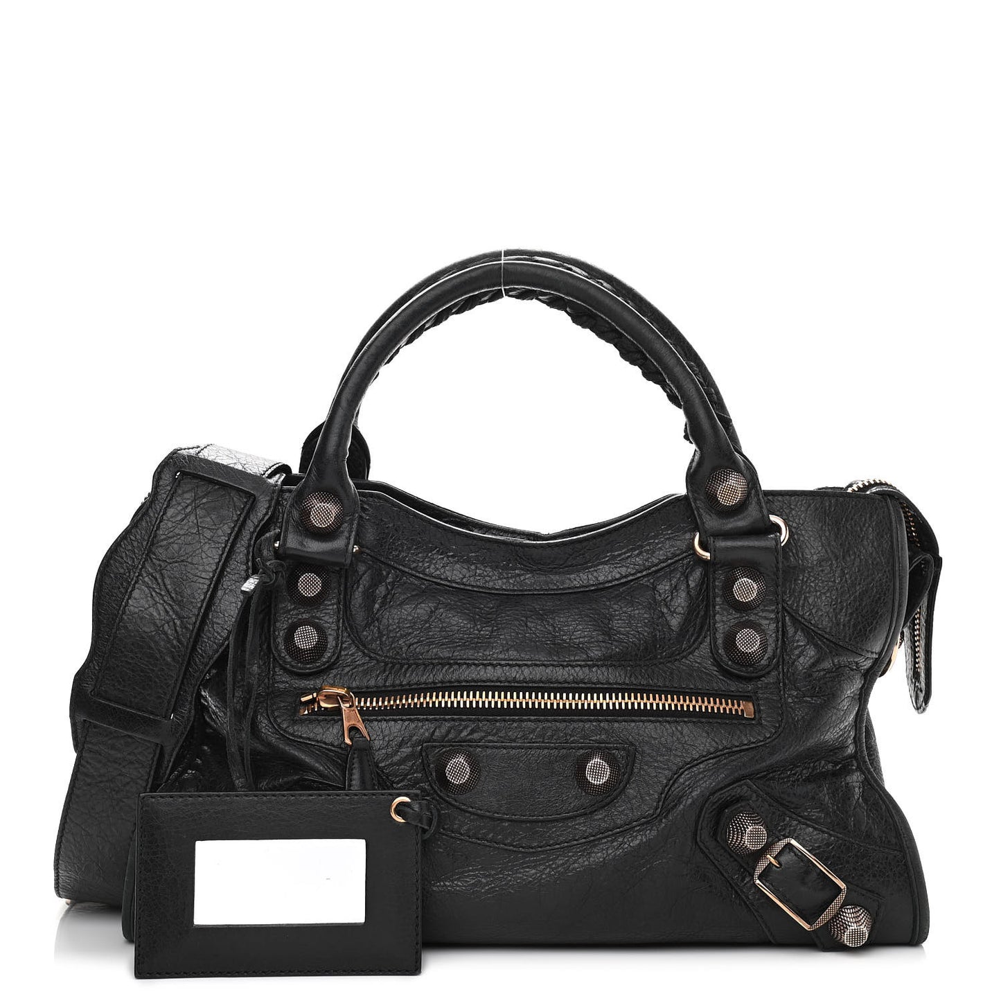 Agneau Giant 21 Rose Gold Hardware City Black