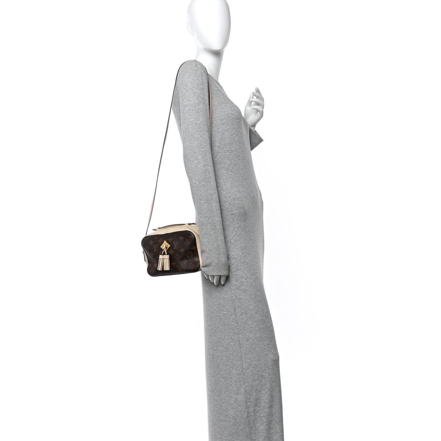 Louis Vuitton Monogram Saintonge Creme 2 of 15