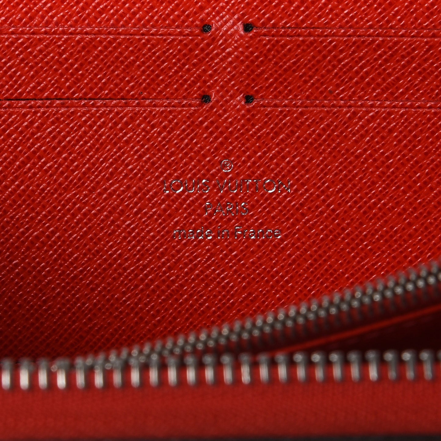 Epi Zippy Wallet Coquelicot