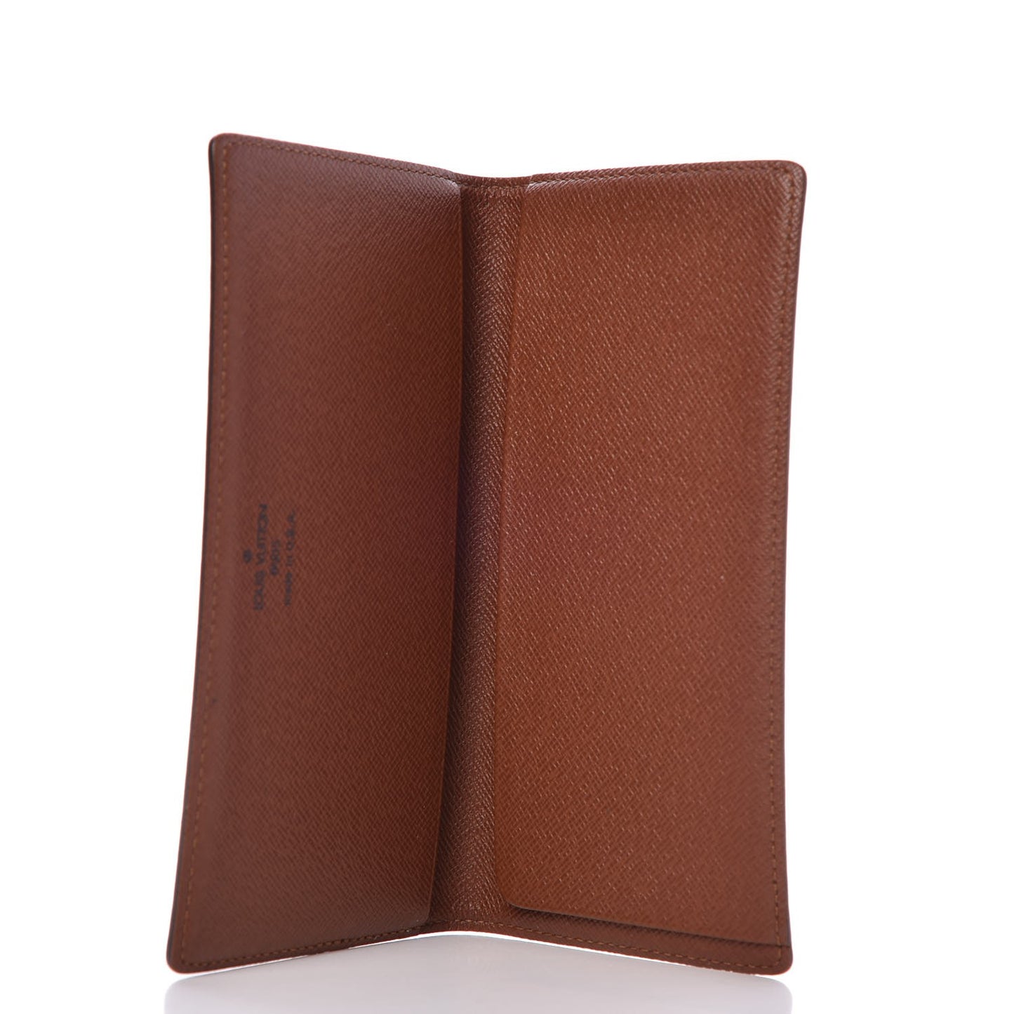 Monogram Simple Checkbook Holder Wallet