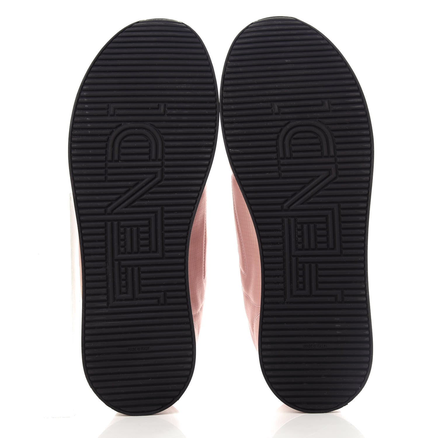 Fendi Nylon FFreedom Sneakers 39.5 White Rosa 6 of 11