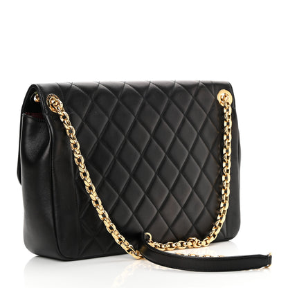 Chanel Lambskin Quilted Large Chic With Me Flap Black 3 of 17