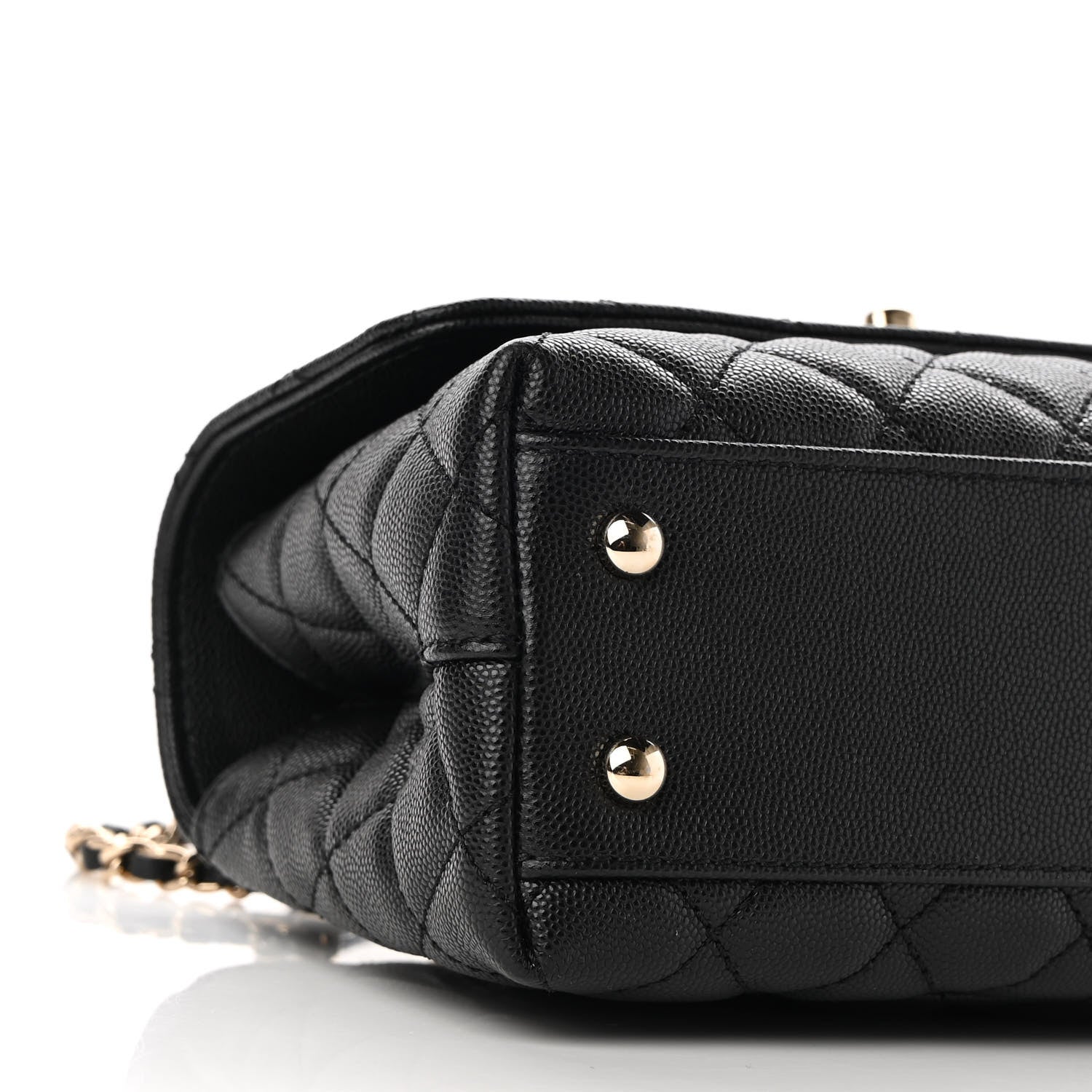 Chanel Caviar Quilted Mini Coco Handle Flap Black 9 of 9