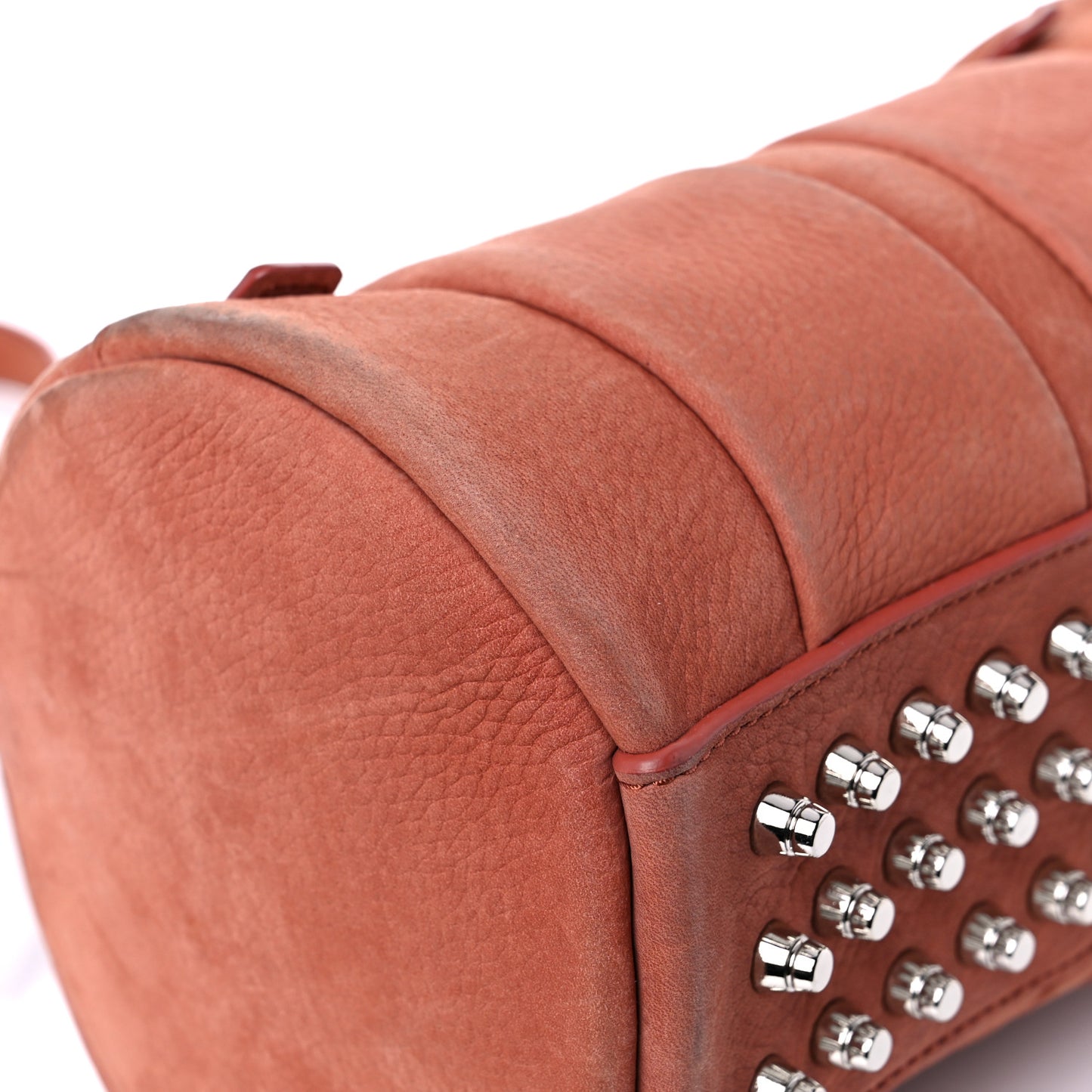 Nubuck Mini Rockie Silver Hardware Terra Cotta