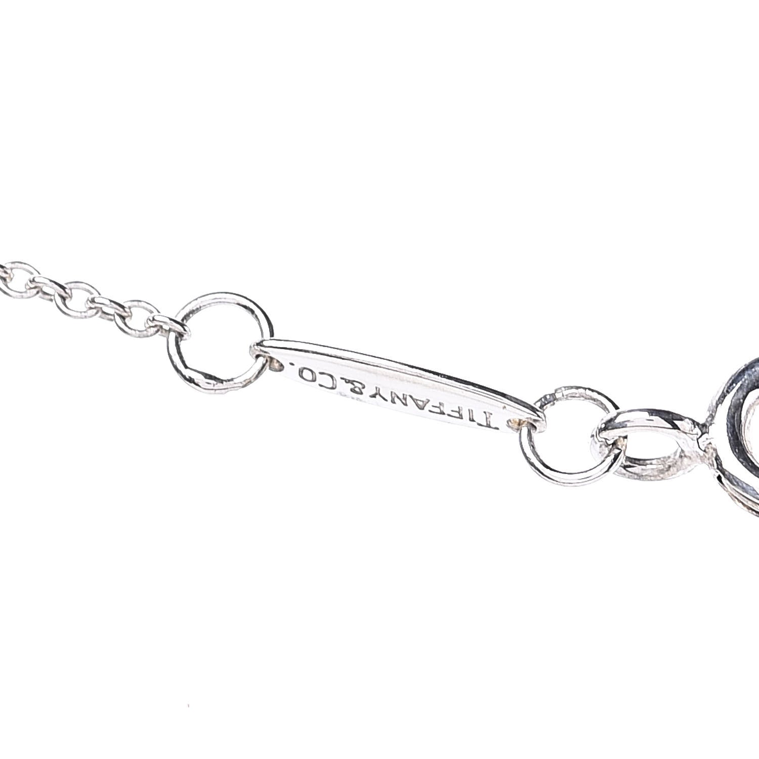 Tiffany Sterling Silver 16mm Elsa Peretti Open Heart Pendant Necklace 9 of 9