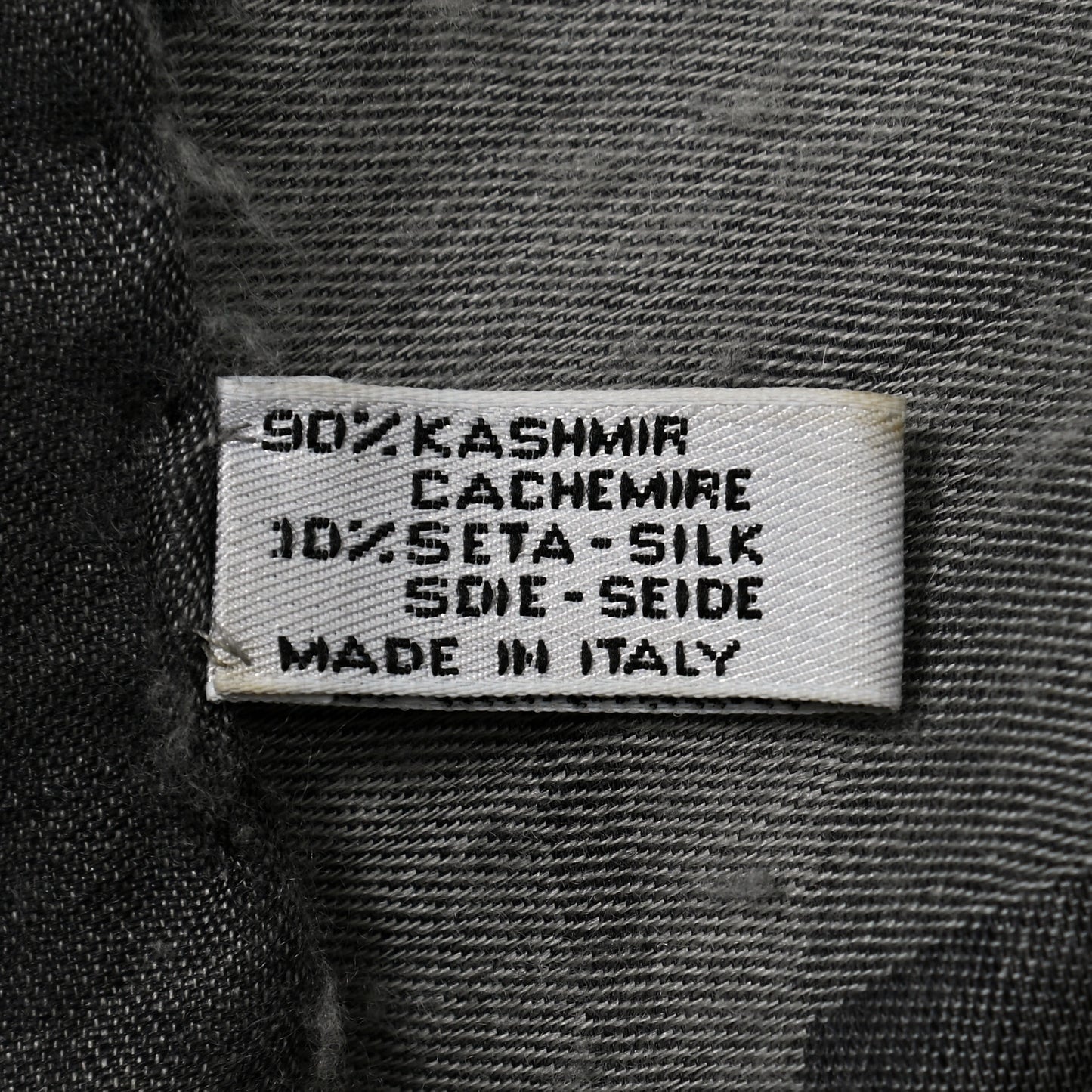 Cashmere Silk CC Scarf Grey