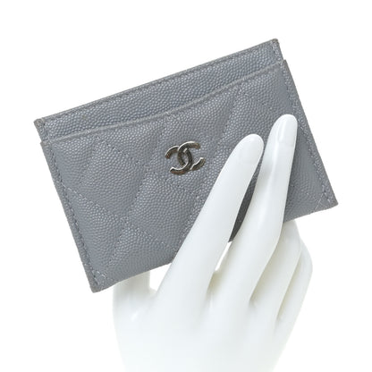 Chanel Caviar Quilted Card Holder Grey 2 of 11