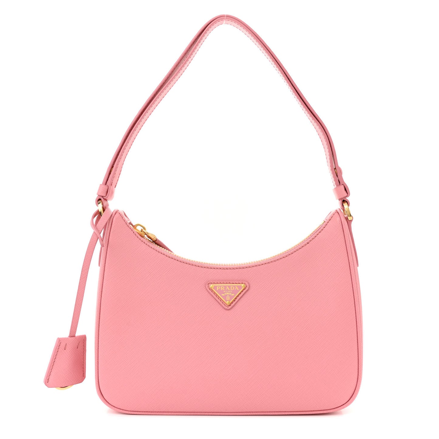 Saffiano Lux Mini Re-Edition Shoulder Bag Petalo