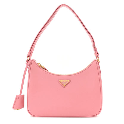 Prada Saffiano Lux Mini Re-Edition Shoulder Bag Petalo 1 of 12
