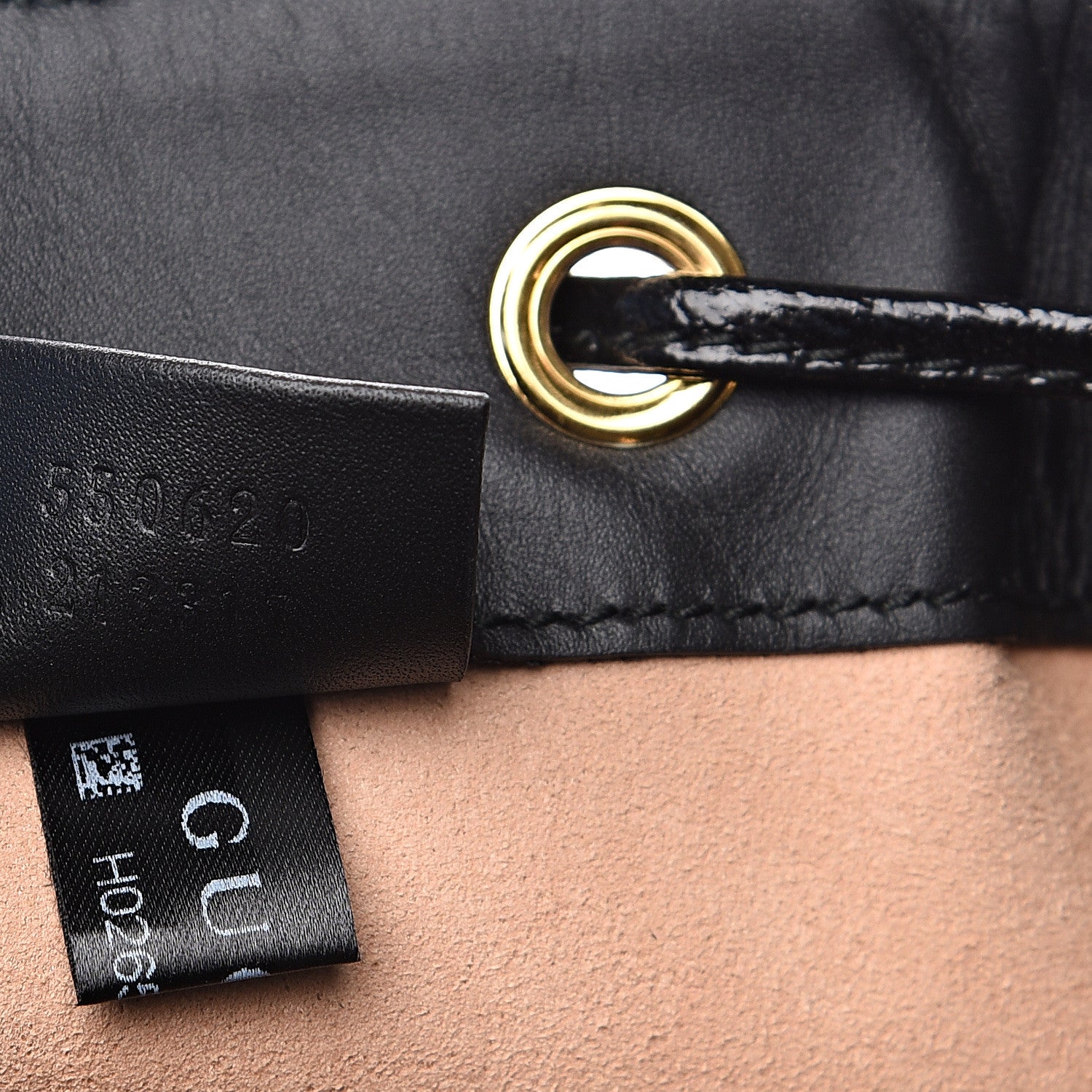 Gucci Suede Patent Web Mini Ophidia Bucket Bag Black 6 of 8
