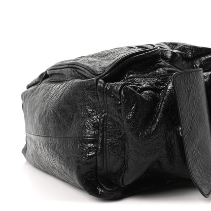 Balenciaga Agneau Arena Superbusy Large Sling Zip Shoulder Bag Black 9 of 9