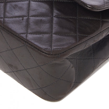 Chanel Lambskin Quilted Medium Double Flap Black 5 of 10