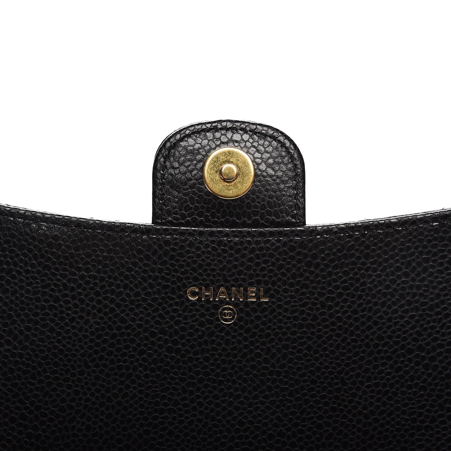 Chanel Caviar Quilted Wallet on Removable Chain Black 10 of 15