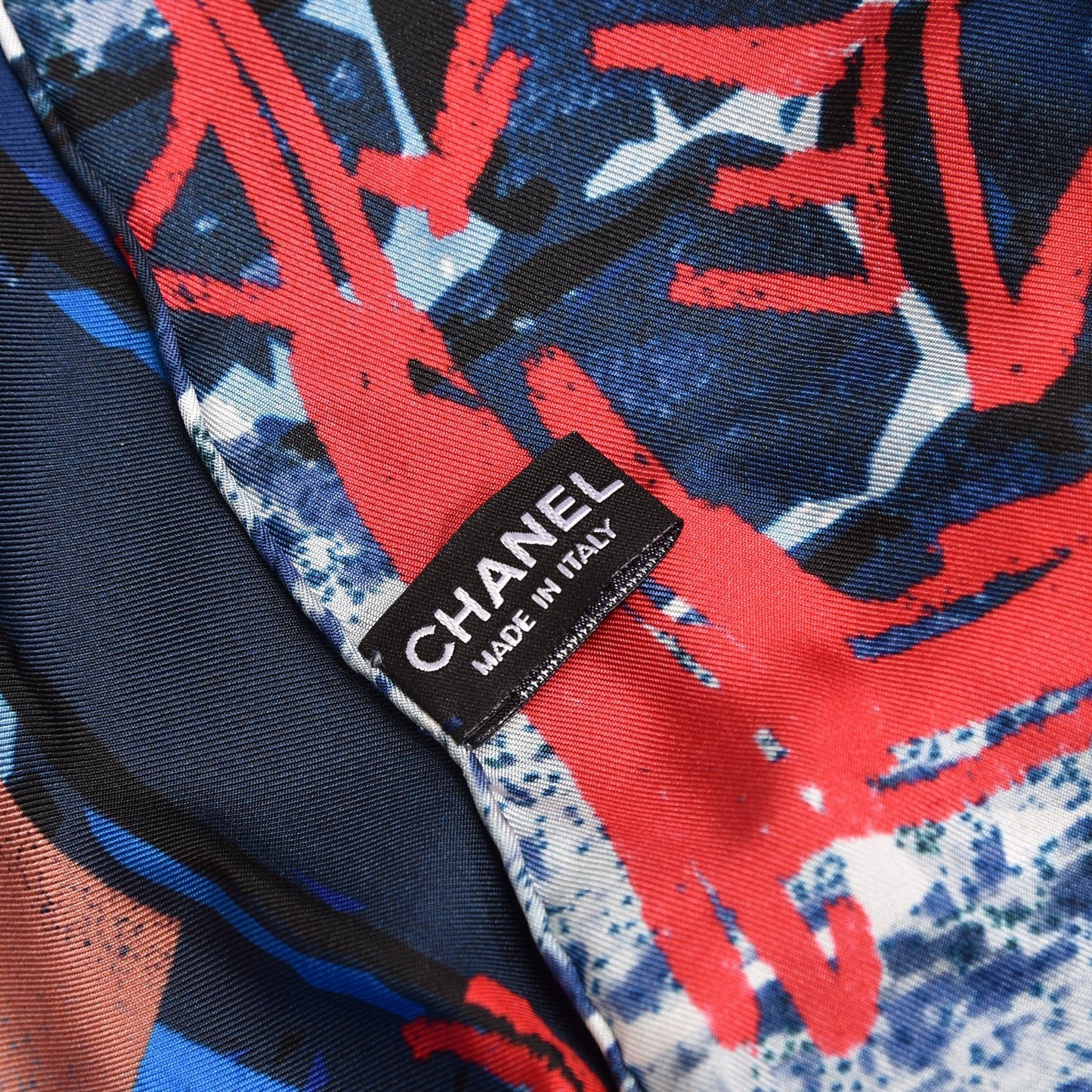 Silk Graffiti Scarf Multicolor