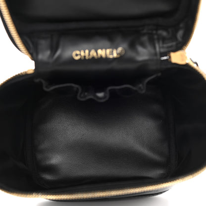 Chanel Caviar Vanity Cosmetic Case Black 7 of 10