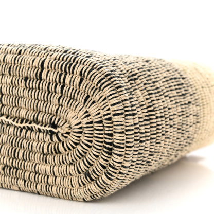 Loewe Raffia Square Small Basket Tote Bag Ombre Black 9 of 9