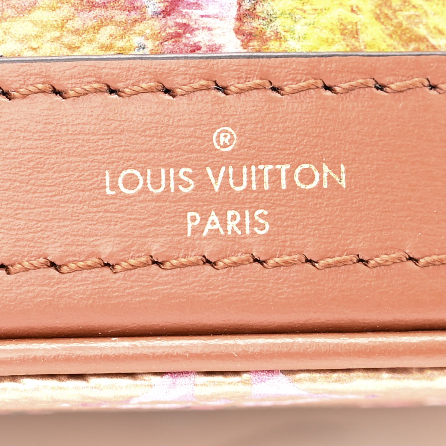 Metallic Monogram LV Garden Nano Bucket Bag Gold