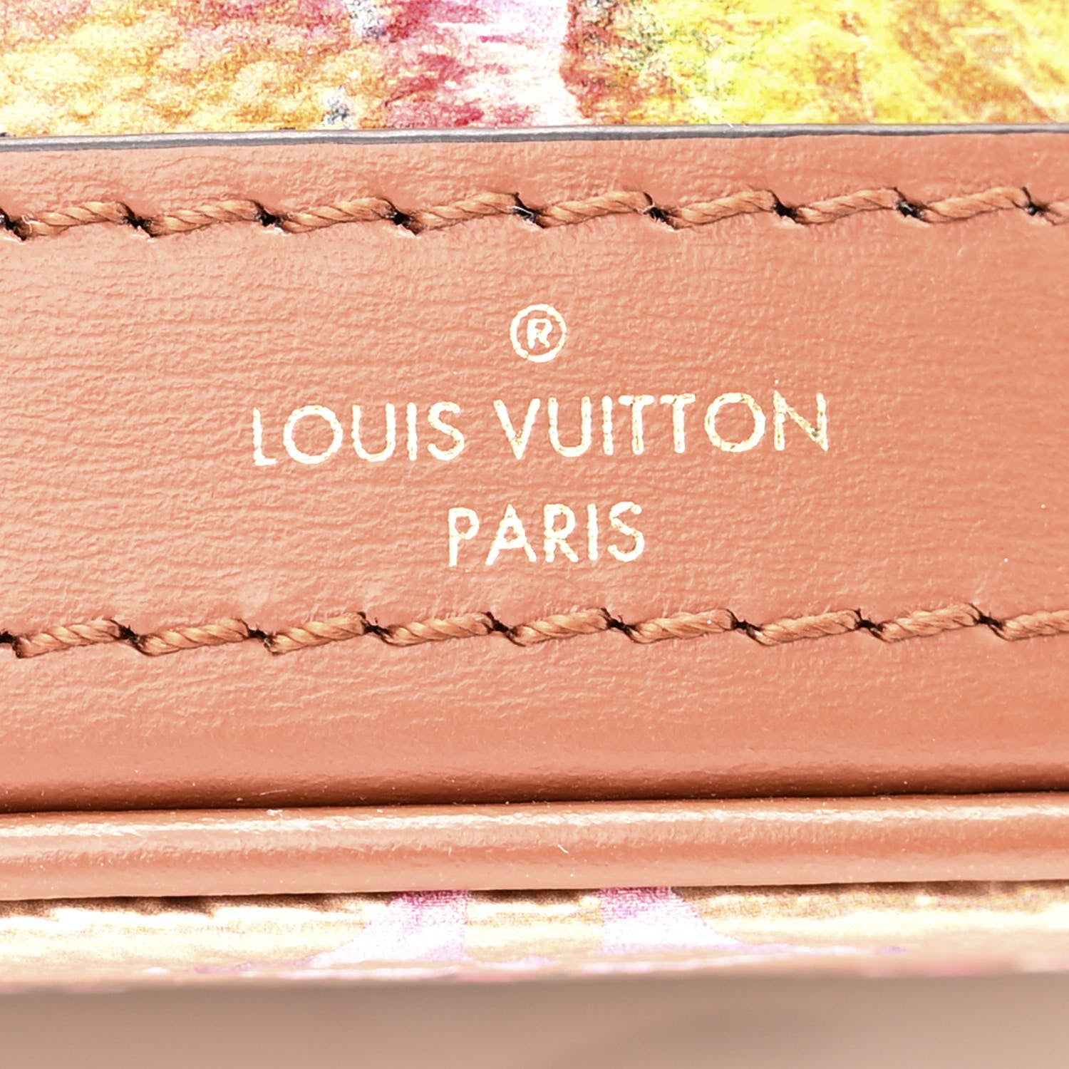 Louis Vuitton Metallic Monogram LV Garden Nano Bucket Bag Gold 6 of 10
