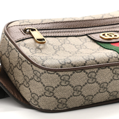 Gucci Soft GG Supreme Monogram Medium Ophidia Belt Bag Dark Brown 9 of 10