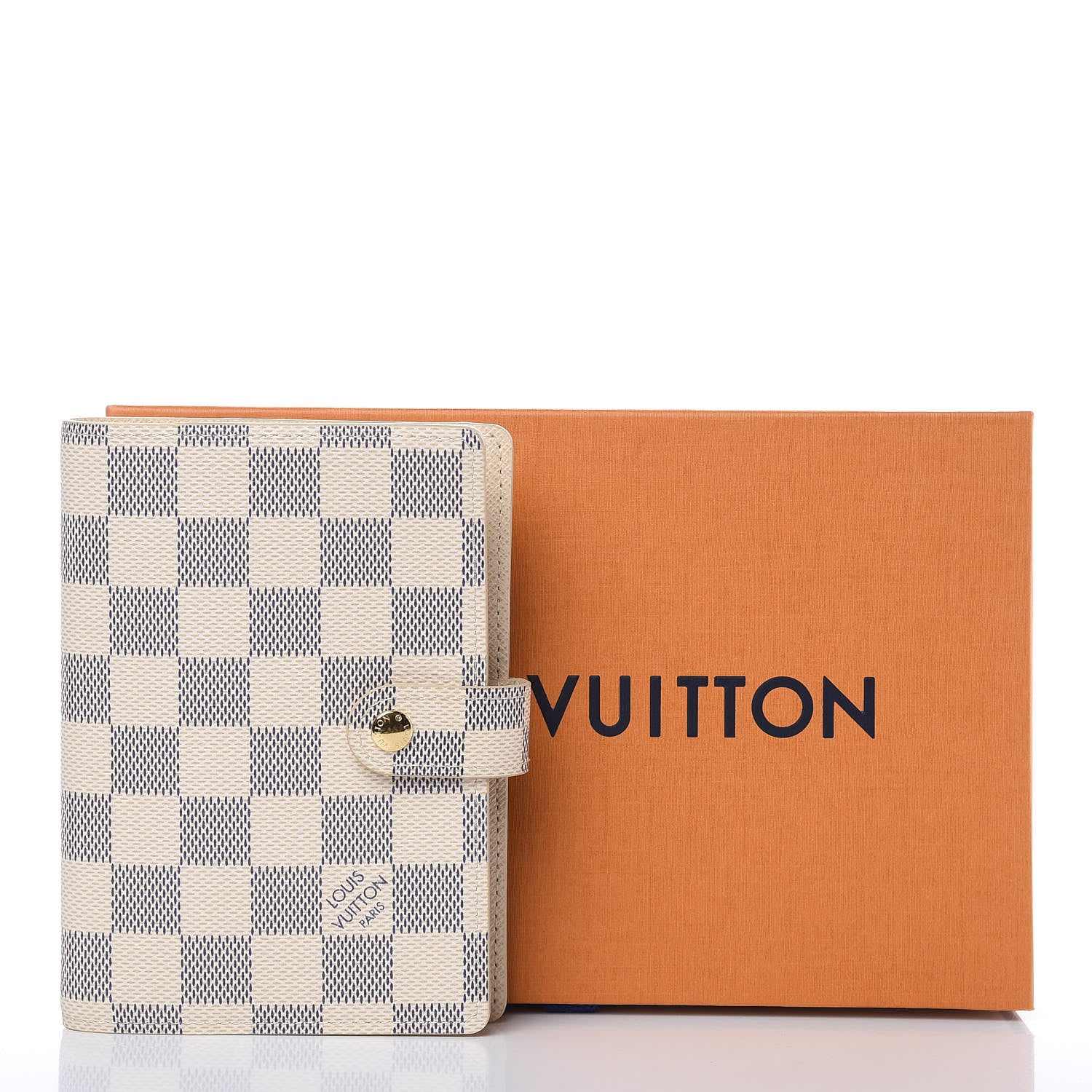 Louis Vuitton Damier Azur Small Ring Agenda Cover 7 of 7