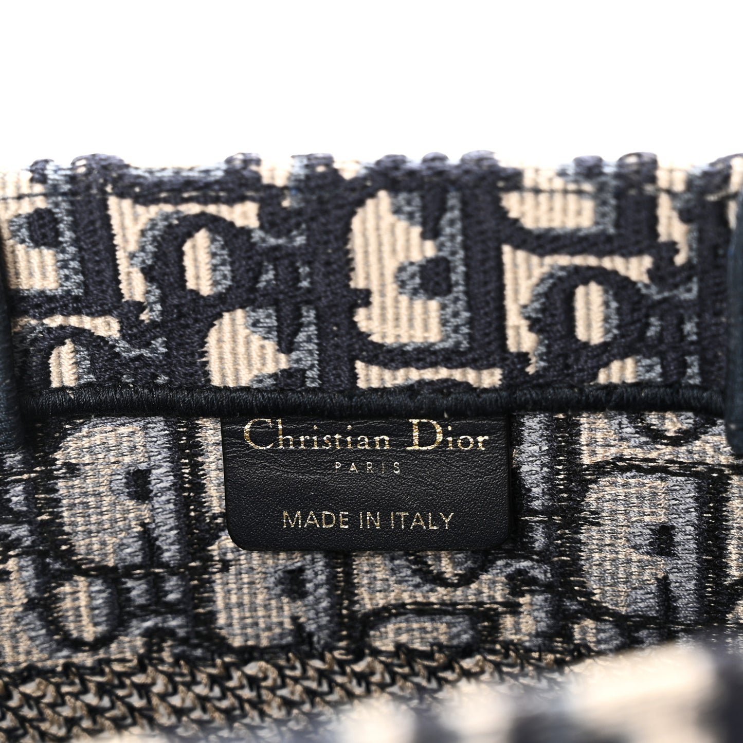 Oblique Small Book Tote Blue Multicolor