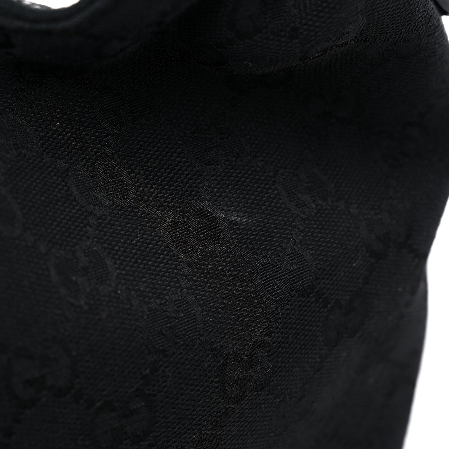 Monogram Medium Horsebit Chain Hobo Black