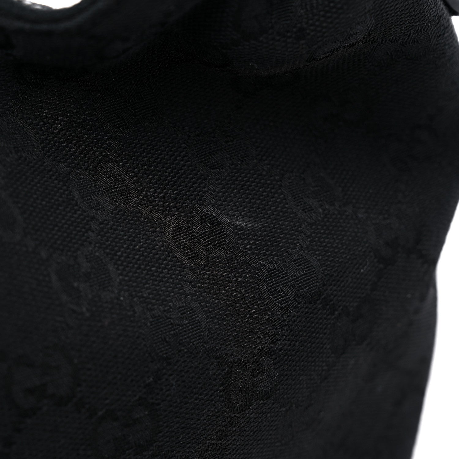 Gucci Monogram Medium Horsebit Chain Hobo Black 15 of 17