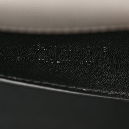 Saint Laurent Grain De Poudre Textured Mixed Matelasse Medium Triquilt Monogram Satchel Earth 7 of 11
