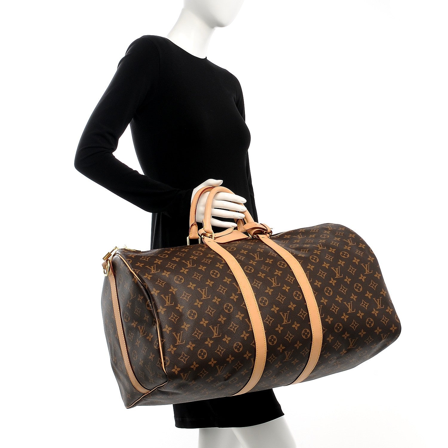 Louis Vuitton Monogram Keepall Bandouliere 55 3 of 10