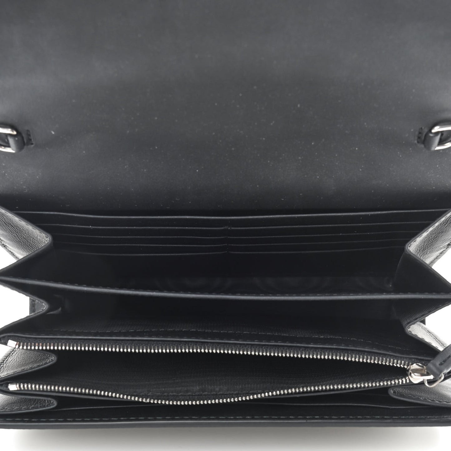 GG Supreme Monogram Mini Dionysus Chain Wallet Beige Black
