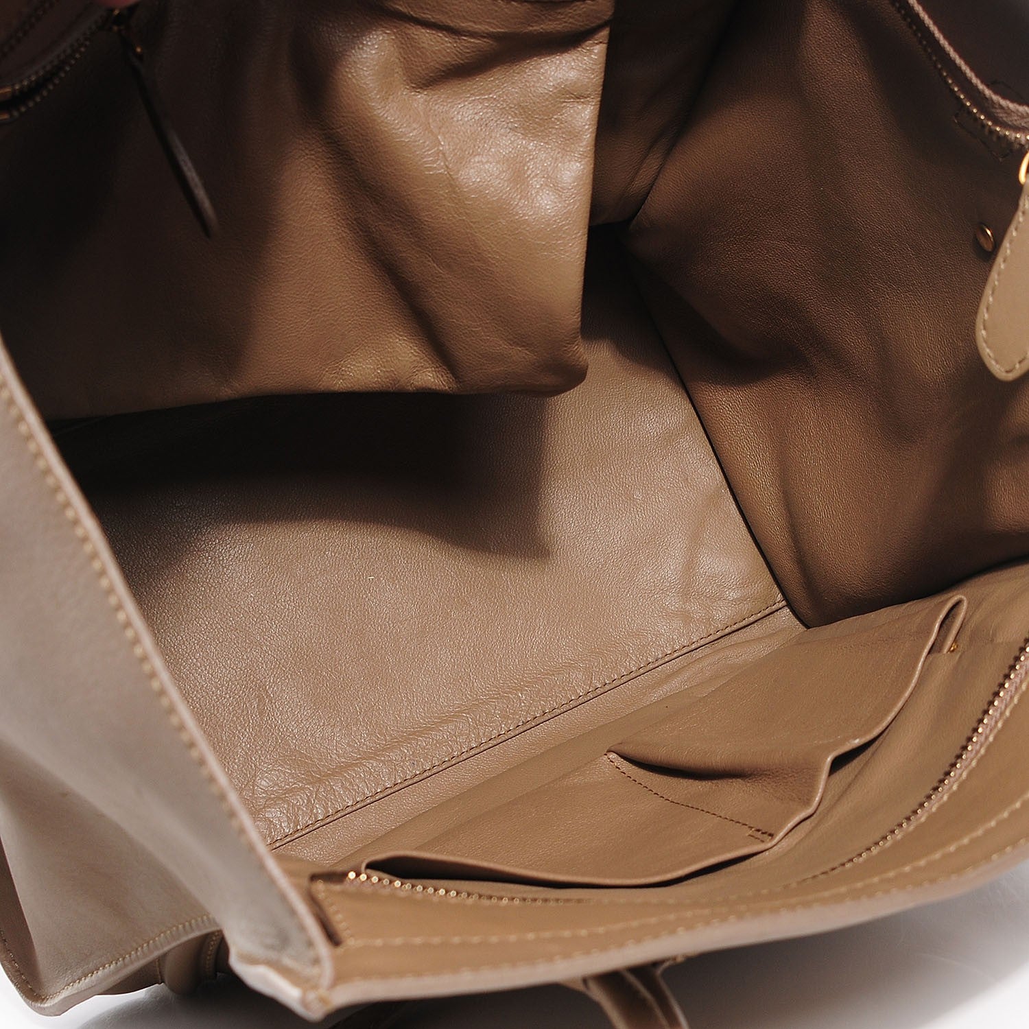 Celine Smooth Calfskin Mini Luggage Camel 5 of 10