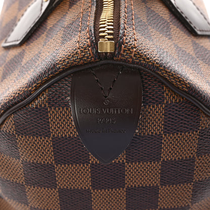 Louis Vuitton Damier Ebene Speedy 25 6 of 9