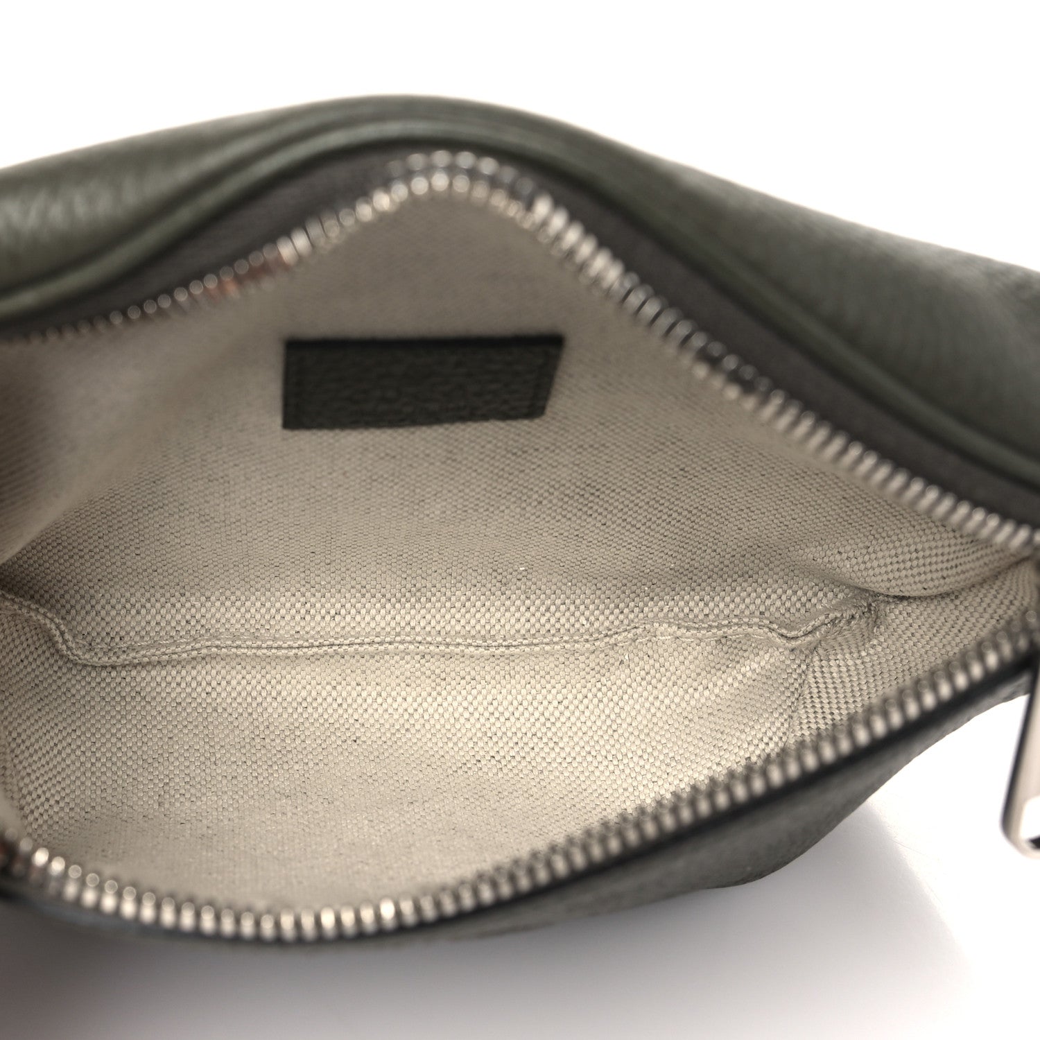 Gucci Piuma Calfskin Jumbo GG Embossed Small Belt Bag Dark Green 5 of 10