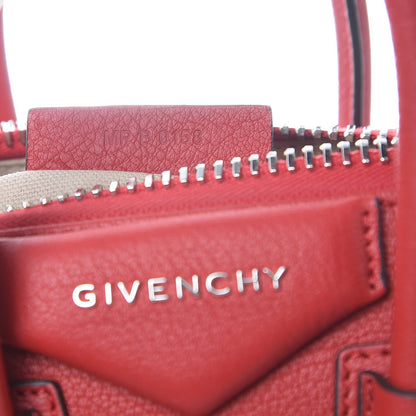 Givenchy Sugar Goatskin Mini Antigona Bright Red 7 of 10