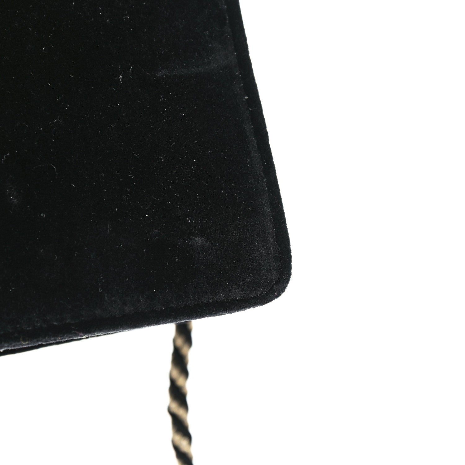Gucci Velvet Crystal Square G Shoulder Bag Black 14 of 17
