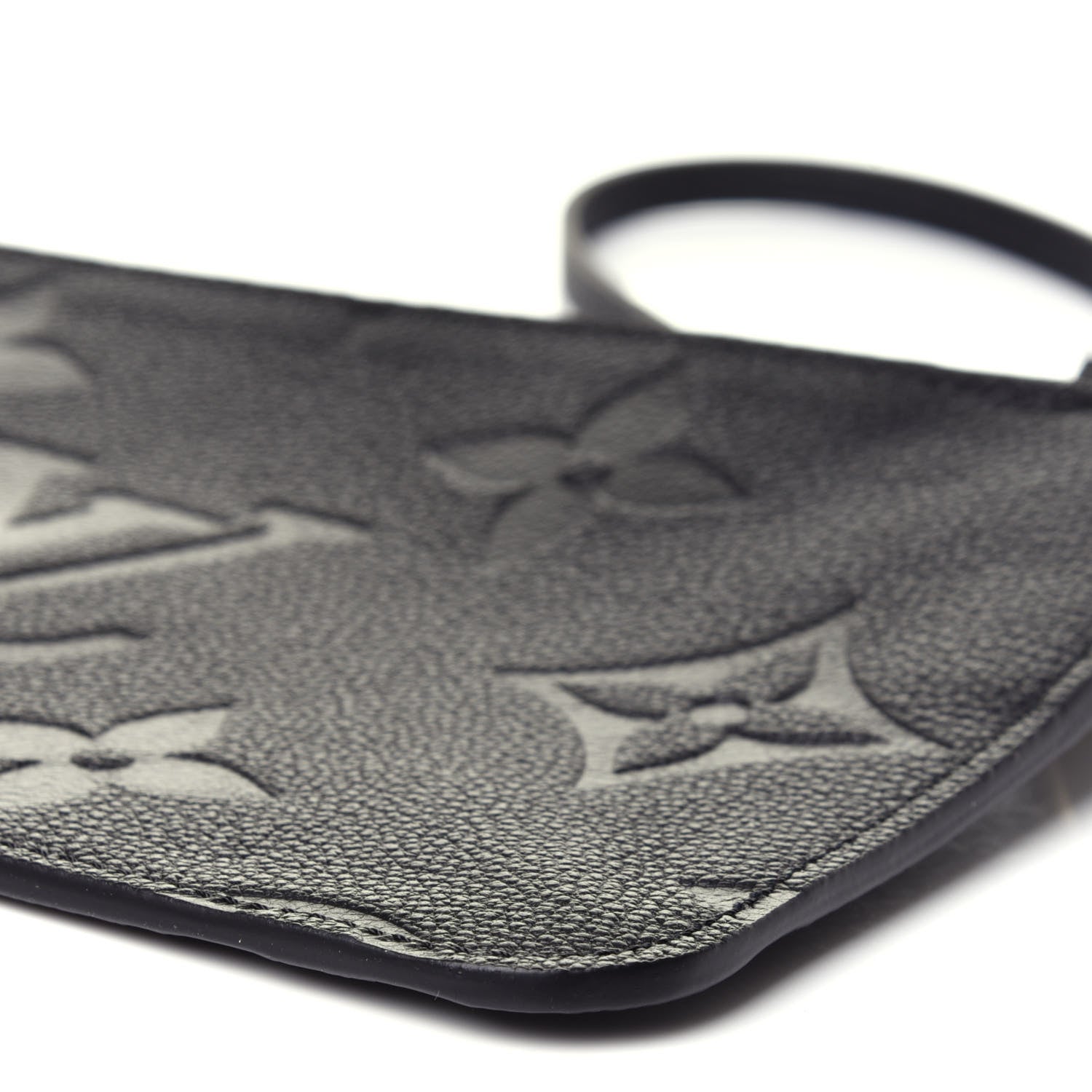 Louis Vuitton Empreinte Monogram Giant Neverfull MM Pochette Black 9 of 12