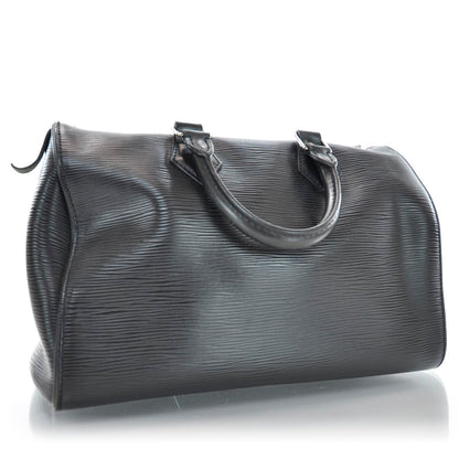 Louis Vuitton Epi Speedy 25 Black 3 of 10
