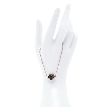 Louis Vuitton 18K Pink Gold Grey Mother of Pearl Color Blossom Sun Bracelet 2 of 8