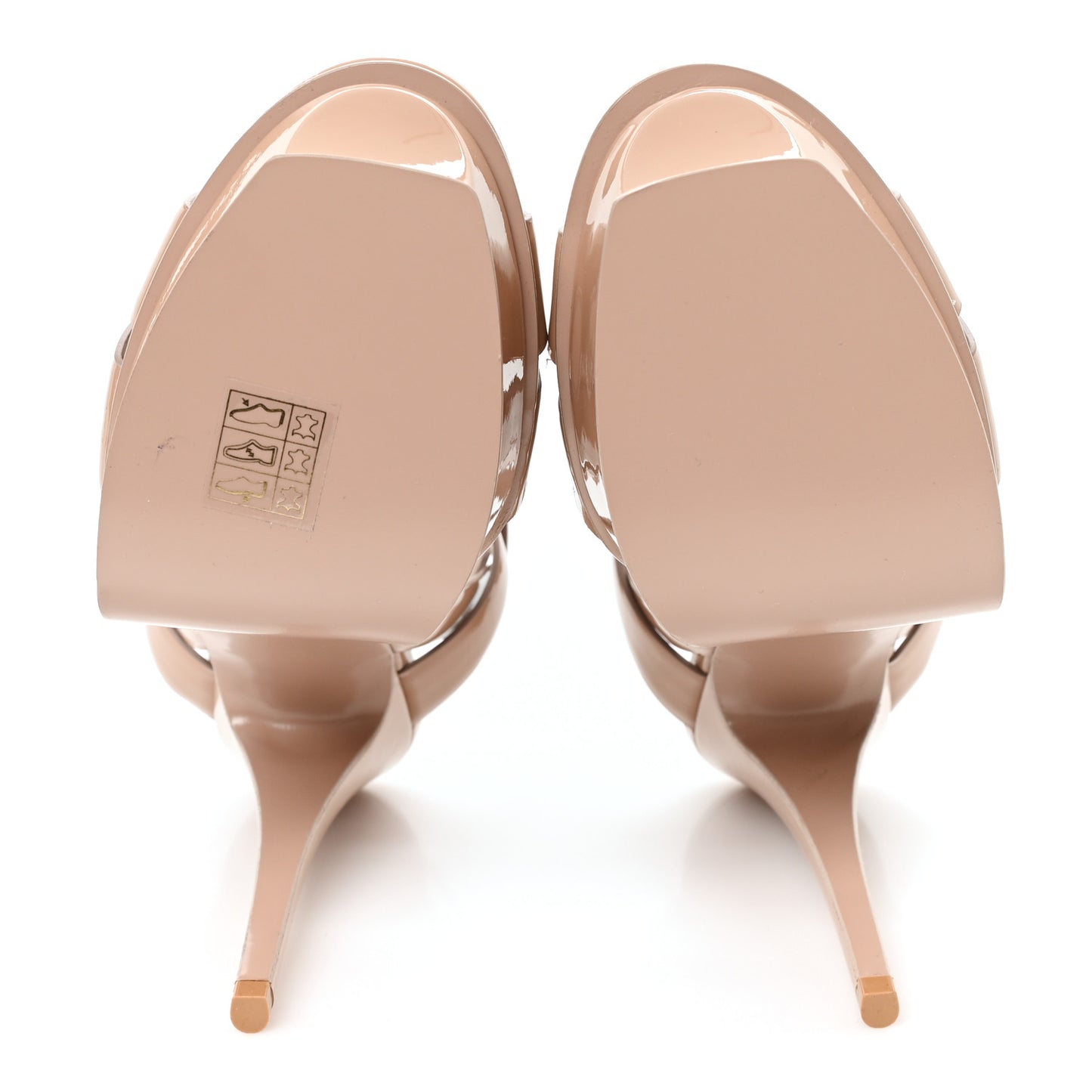 Patent Tribute 105 Platform Sandals 39 Nude