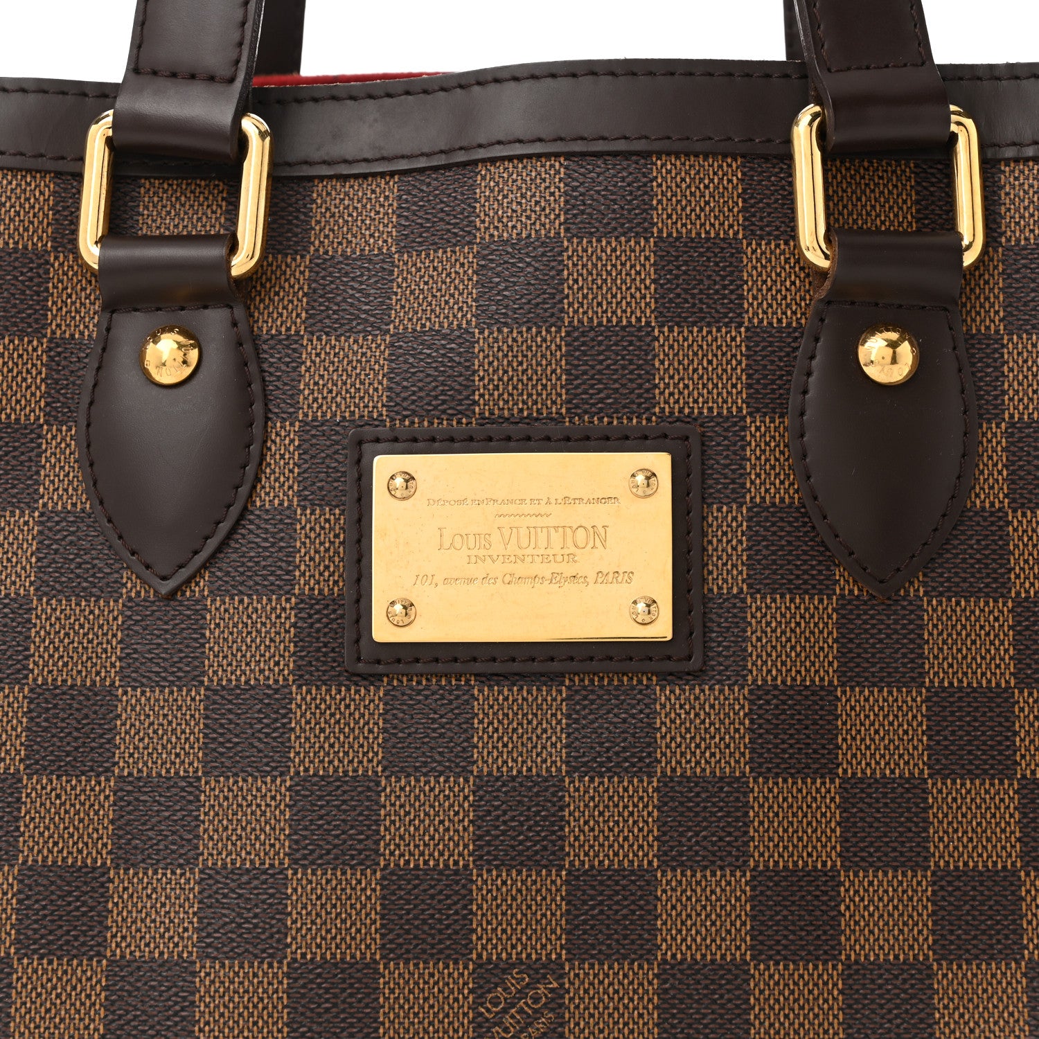 Louis Vuitton Damier Ebene Hampstead PM 7 of 9