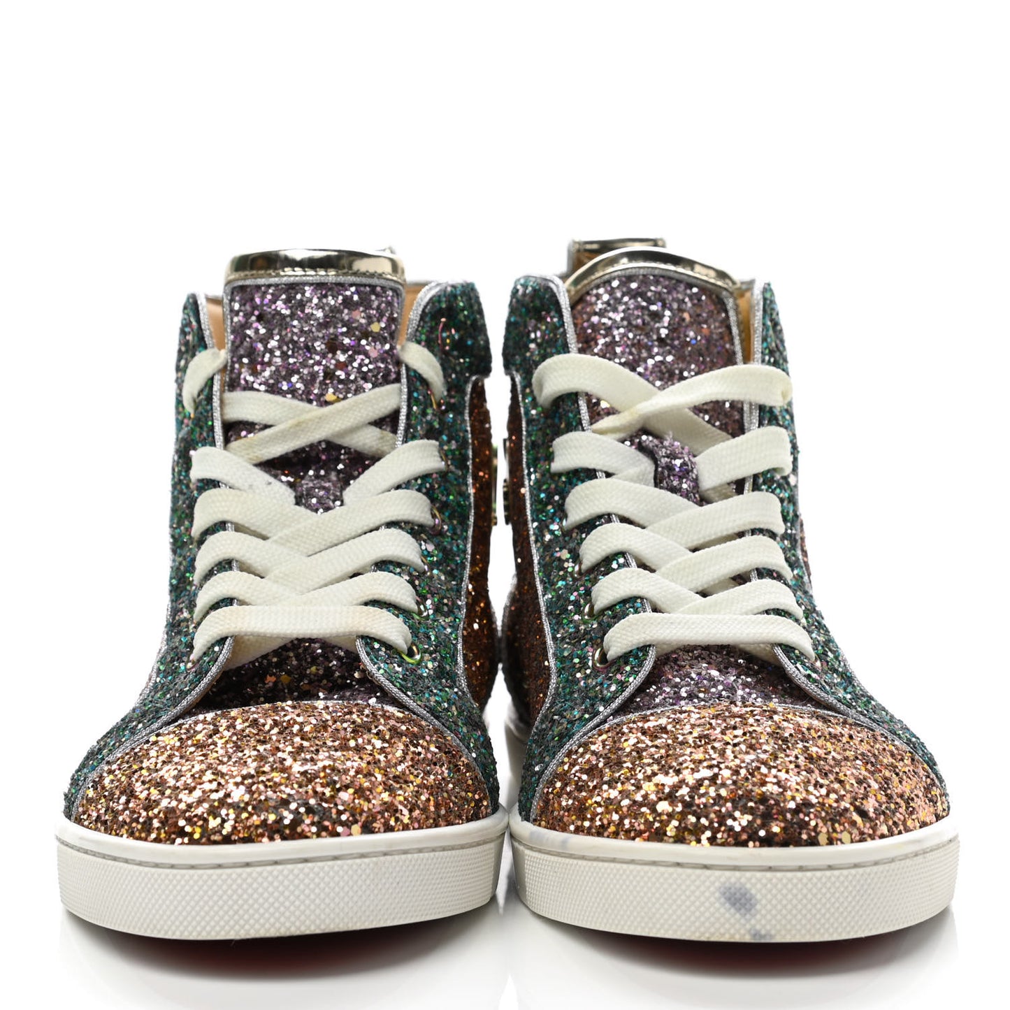 Bip Bip Glitter Womens Orlato Flat Sneakers 38 Multicolor
